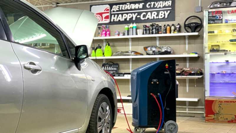 Заправка КОНДИЦИОНЕРА авто на профессиональном оборудовании