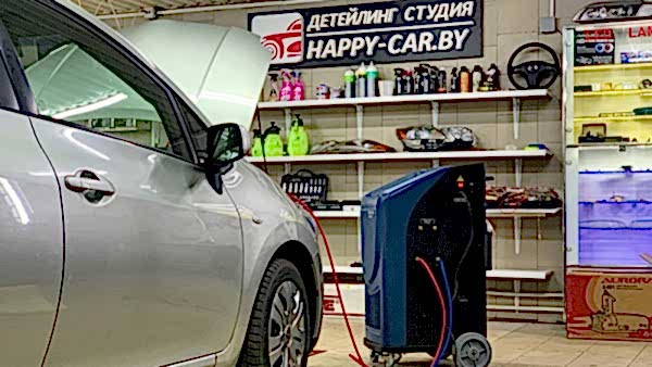Заправка КОНДИЦИОНЕРА авто на профессиональном оборудовании